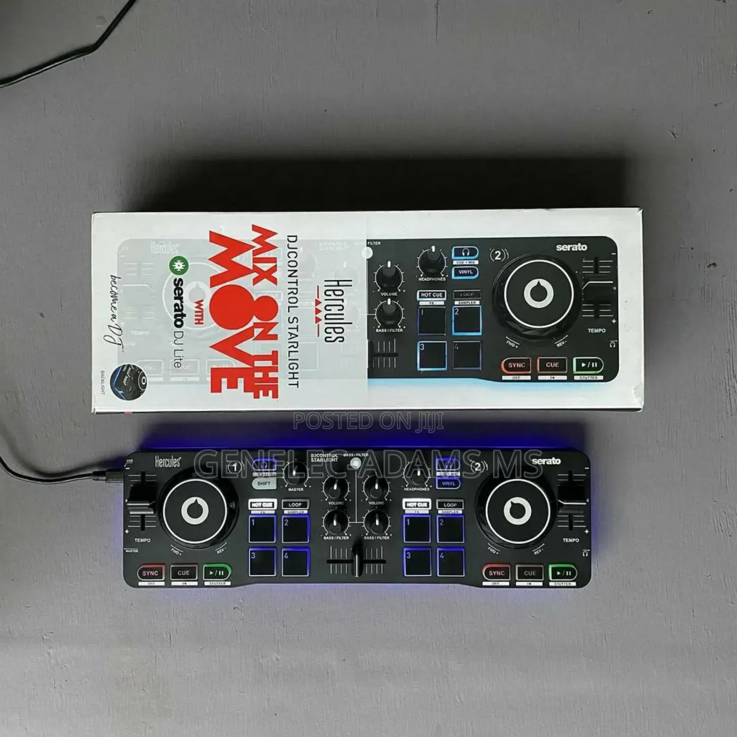 Hercules Dj Control Starlight Serato Dj Pro Controller